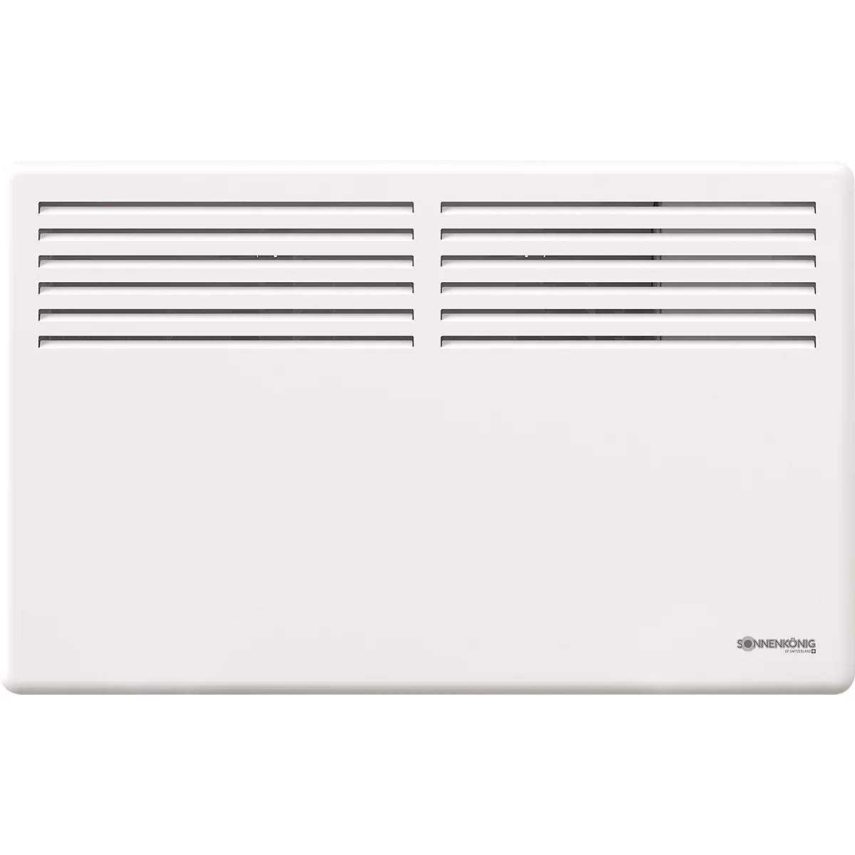 Konvektor Heizgerät SLIM E 1500, mobil oder Wandmontage, 1500 W, 3 Heizstufen, Thermostat, 24 h-/Wochentimer, IP24, B 640 x T 85 x H 400 mm, weiss