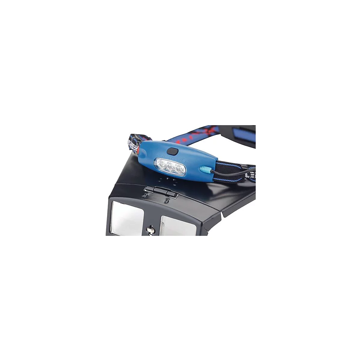 Kopfbandlupenset Tech-Line Vergr. 2x,2,5x,3x LED Schweizer