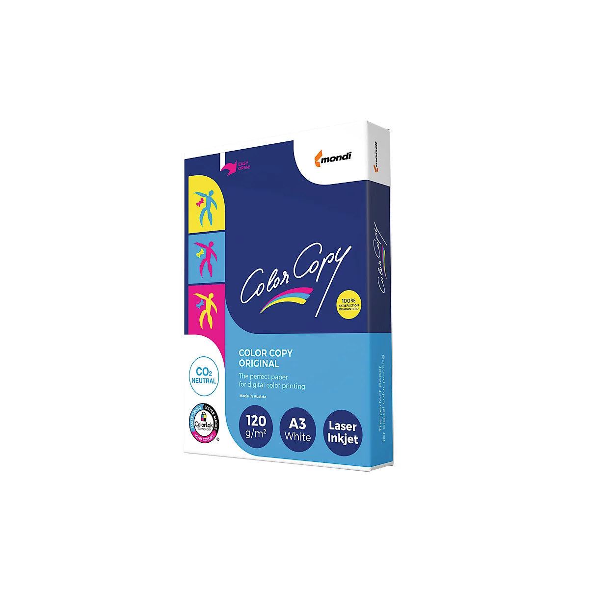 Kopieerpapier Mondi Color Copy, A3, 120 g/m², zuiver wit, 1 pak = 250 vellen