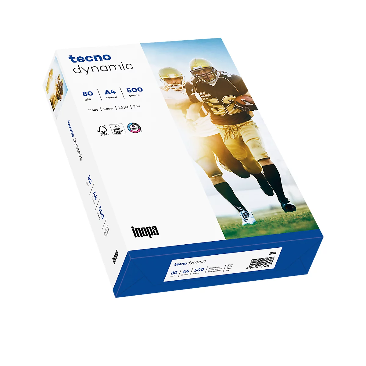 Kopieerpapier tecno dynamic, DIN A4, 80 g/m, helder wit, 2 dozen = 10 x 500 vel