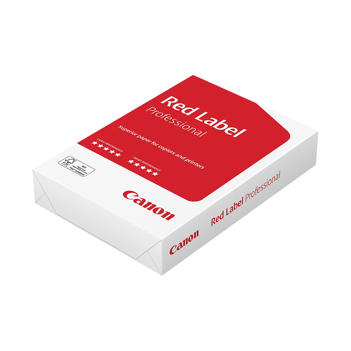 Kopierpapier Canon Red Label Professional, DIN A4, 80 g/m², hochweiß, 1 Paket = 500 Blatt