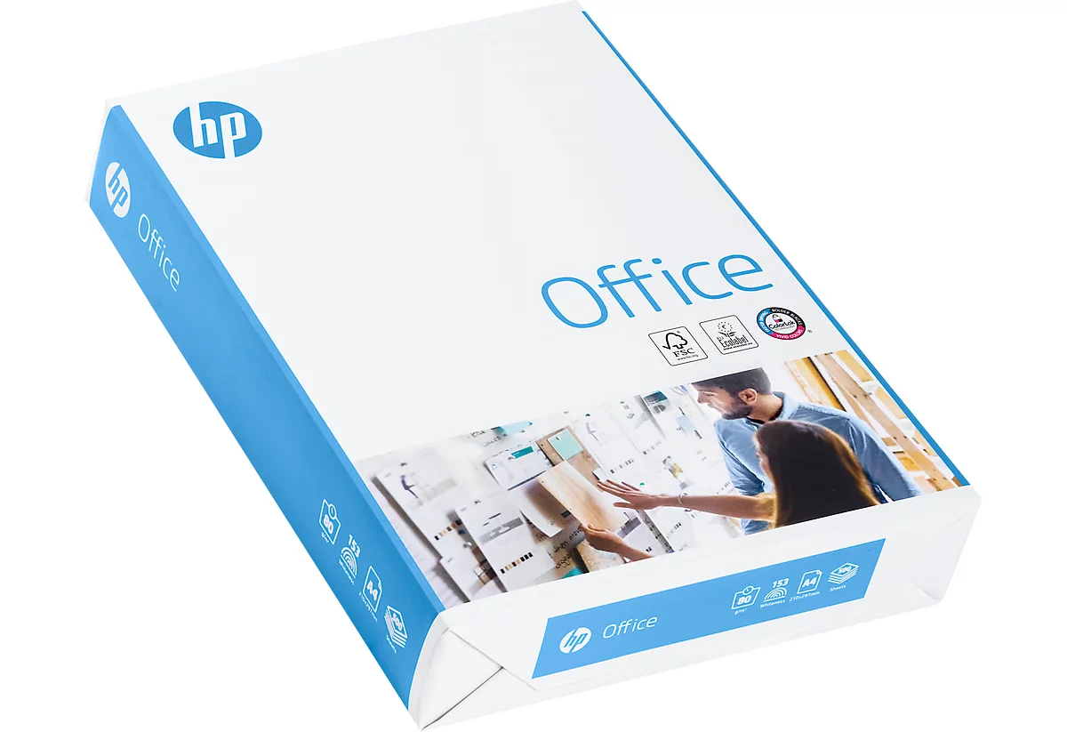 Kopierpapier Hewlett Packard Office CHP110, DIN A4, 80 g/m², weiß, 1 Maxibox = 2500 Blatt