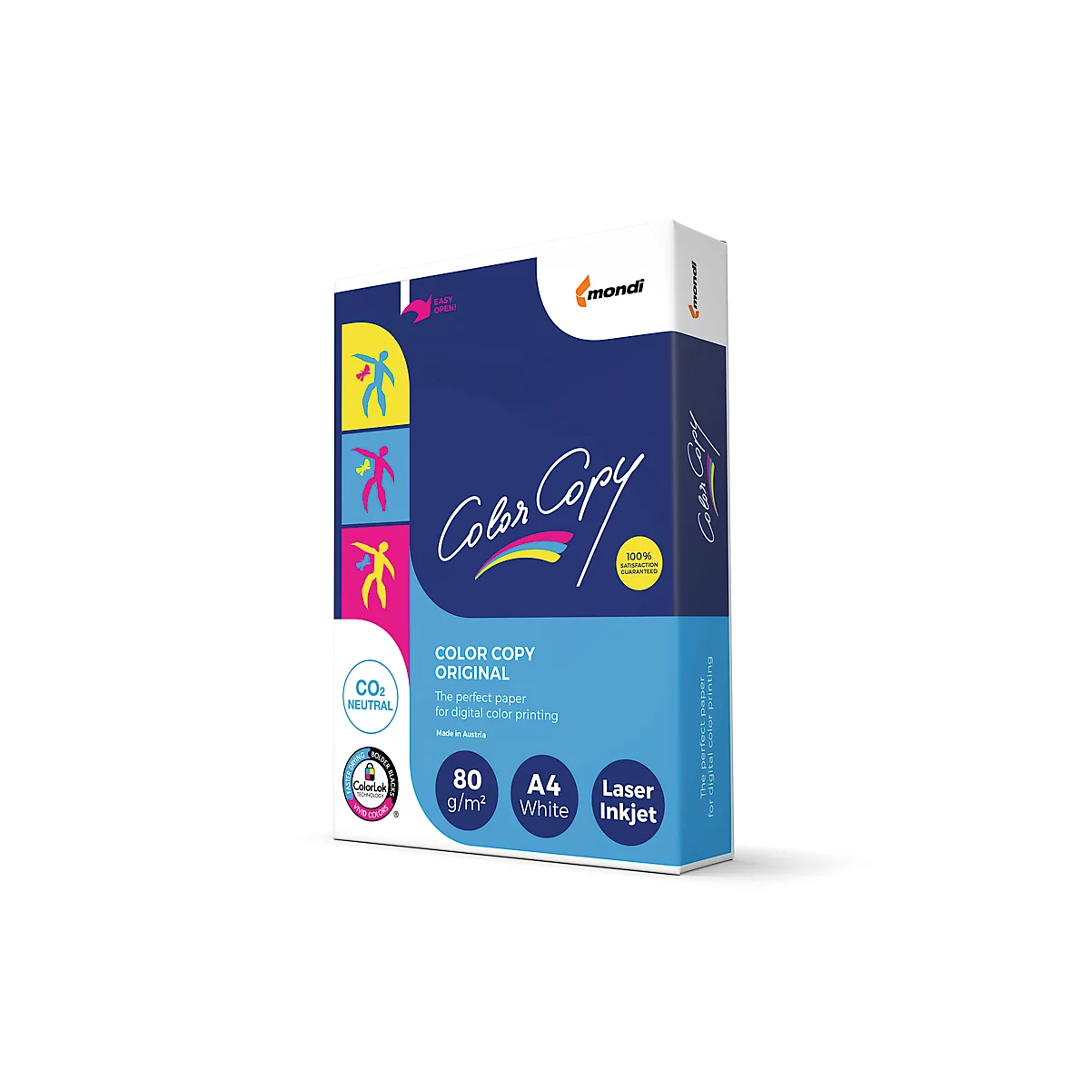 Kopierpapier Mondi Color Copy, DIN A4, 80 g/m², reinweiß, 1 Paket = 500 Blatt