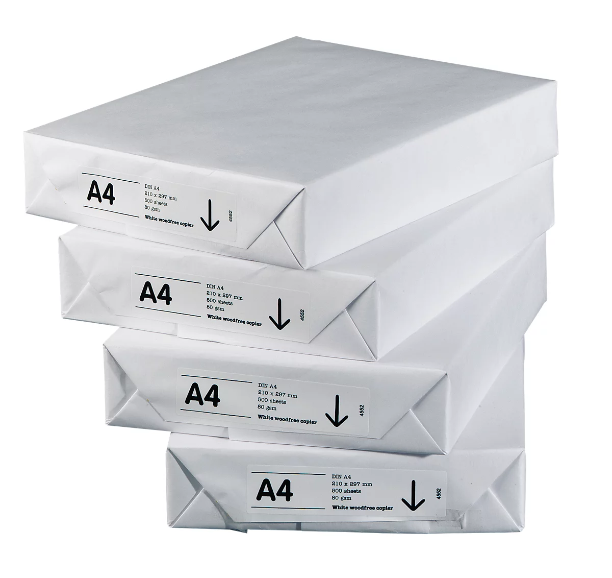 Kopierpapier Standard White Box, DIN A4, 80 g/m², weiß, 1 Paket = 500 Blatt
