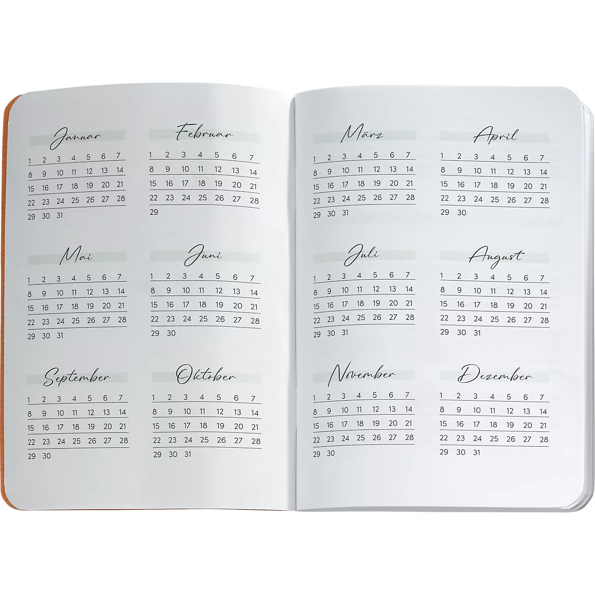 Korsch Taschenbuch 'Ernährungs-Tracker', DIN A6, B 105 x H 148 mm, orange/weiß