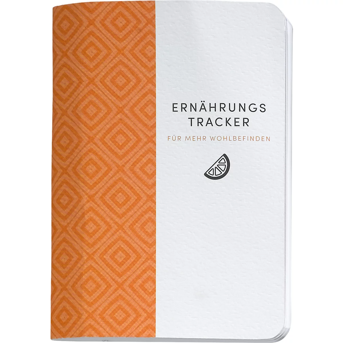 Korsch zakboekje 'Voedingstracker', DIN A6, B 105 x H 148 mm, oranje/wit