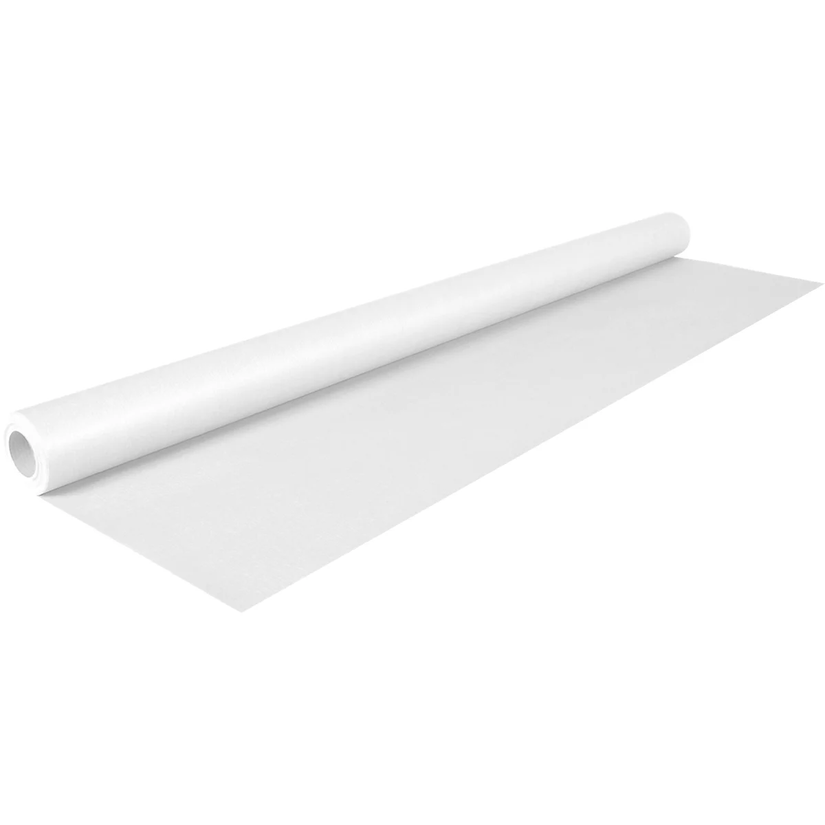 Kraftpapier Clairefontaine, wit, geribd, PEFC-gecertificeerd, 1 rol met L 10 m x B 700 mm