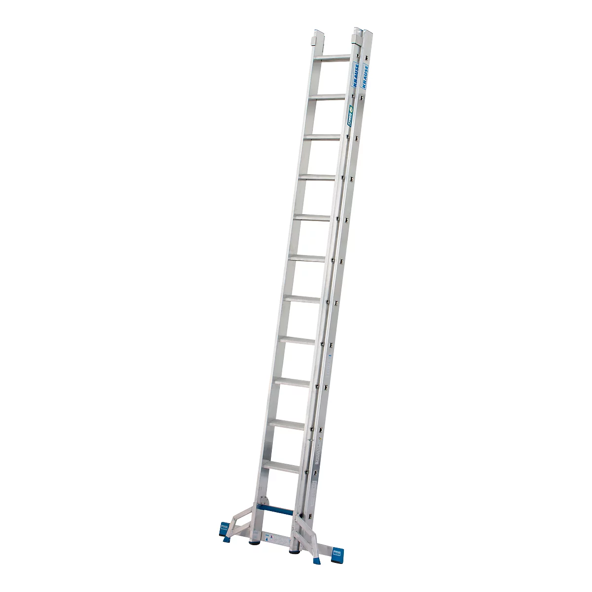Krause tweedelige uitschuifbare ladder, 2 x 12 sporten, TRBS 2121 2-compliant, Trigon dwarsligger