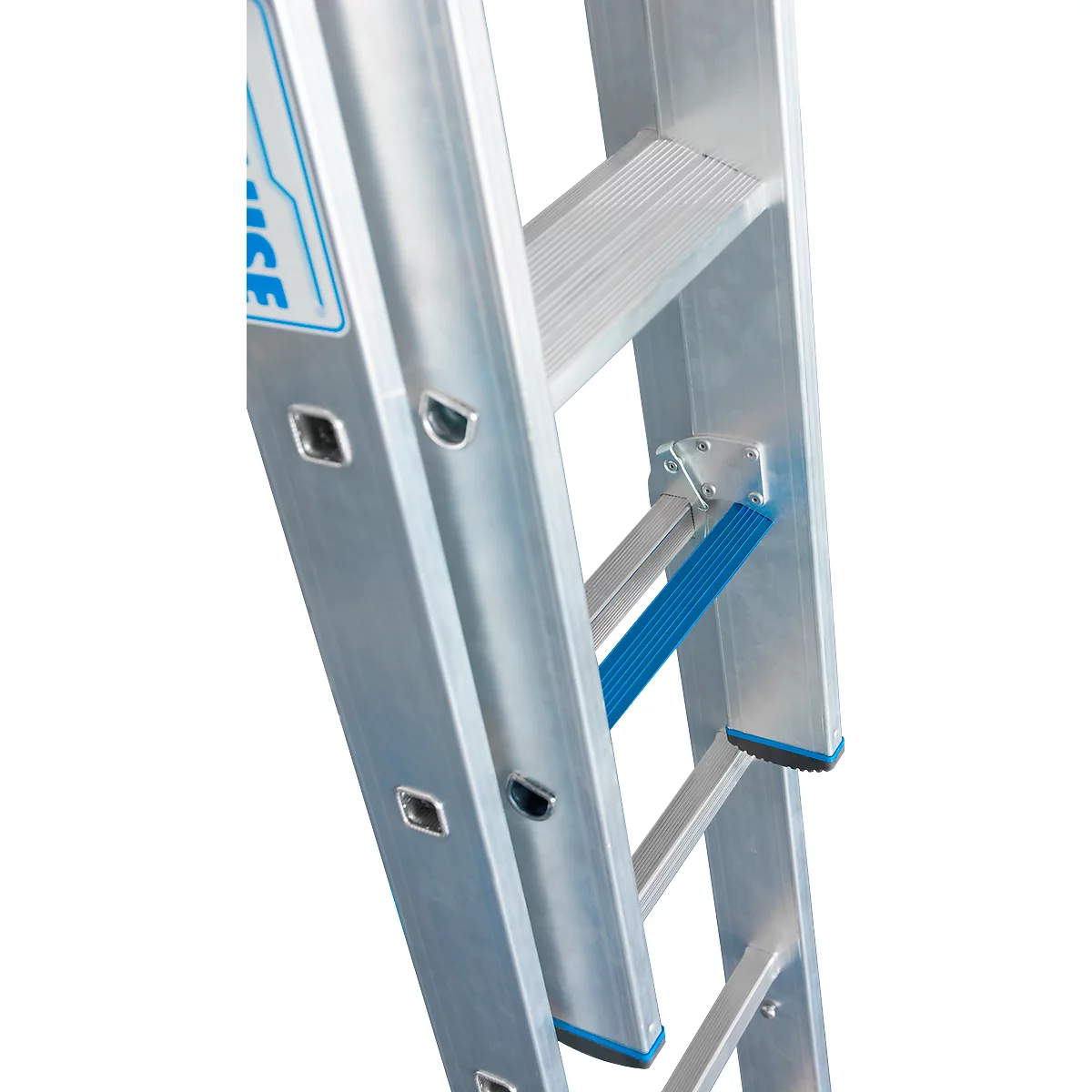 Krause zweitlg. Schiebeleiter, 2 x 9 Sprossen, TRBS 2121 2-konform, Trigon-Traverse