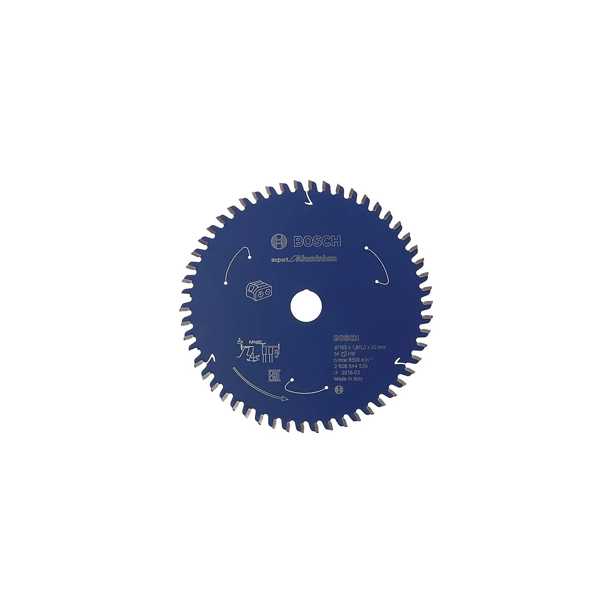 Kreissägeblatt AD 165mm Z.54 HLTCG Bohr.20mm Schnitt-B.1,8mm HM BOSCH