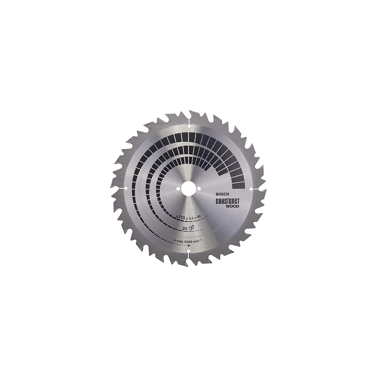 Kreissägeblatt AD 315mm Z.20 WZ Bohr.30mm Schnitt-B.3,2mm HM BOSCH