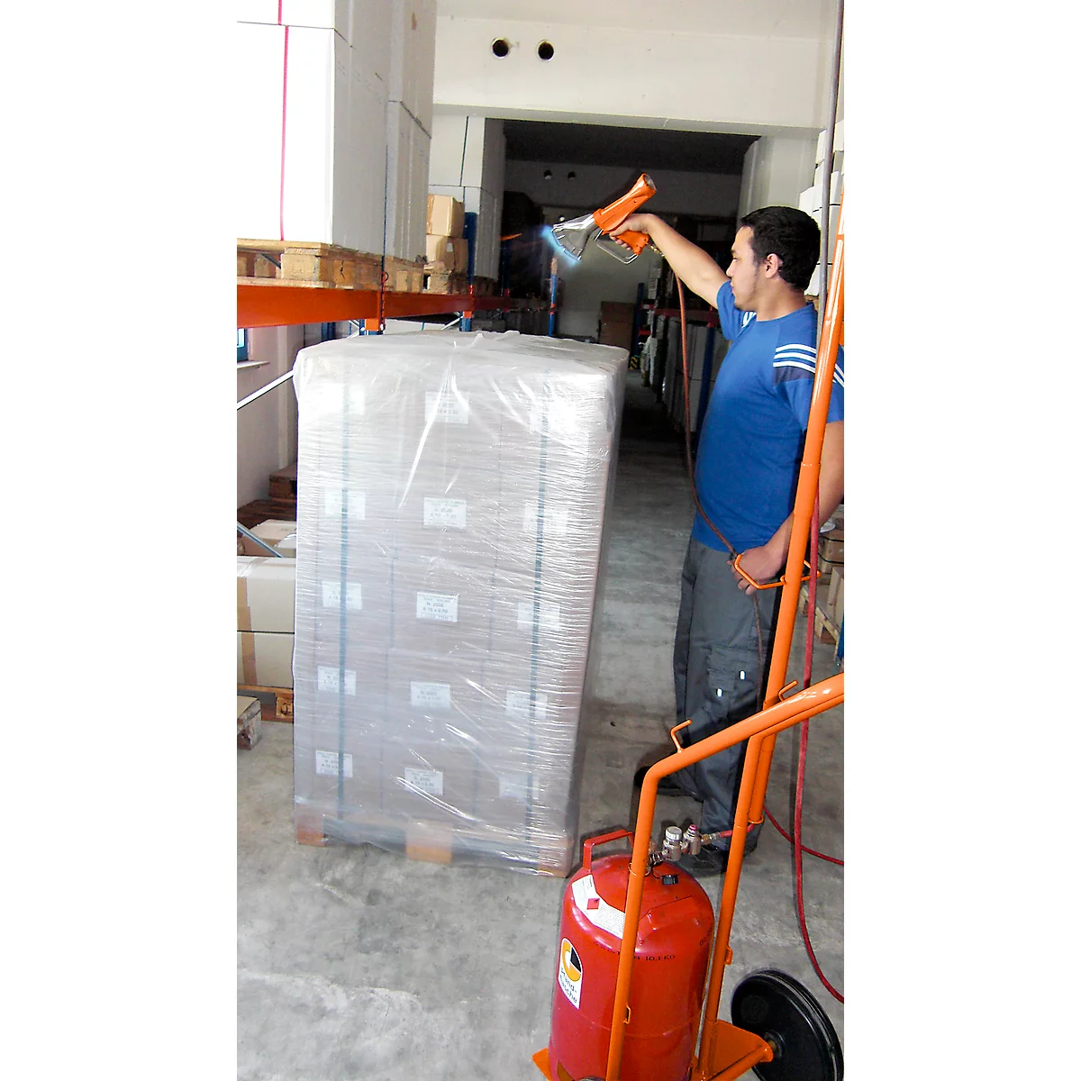 Krimppistool Ripack 3000, met transporttas