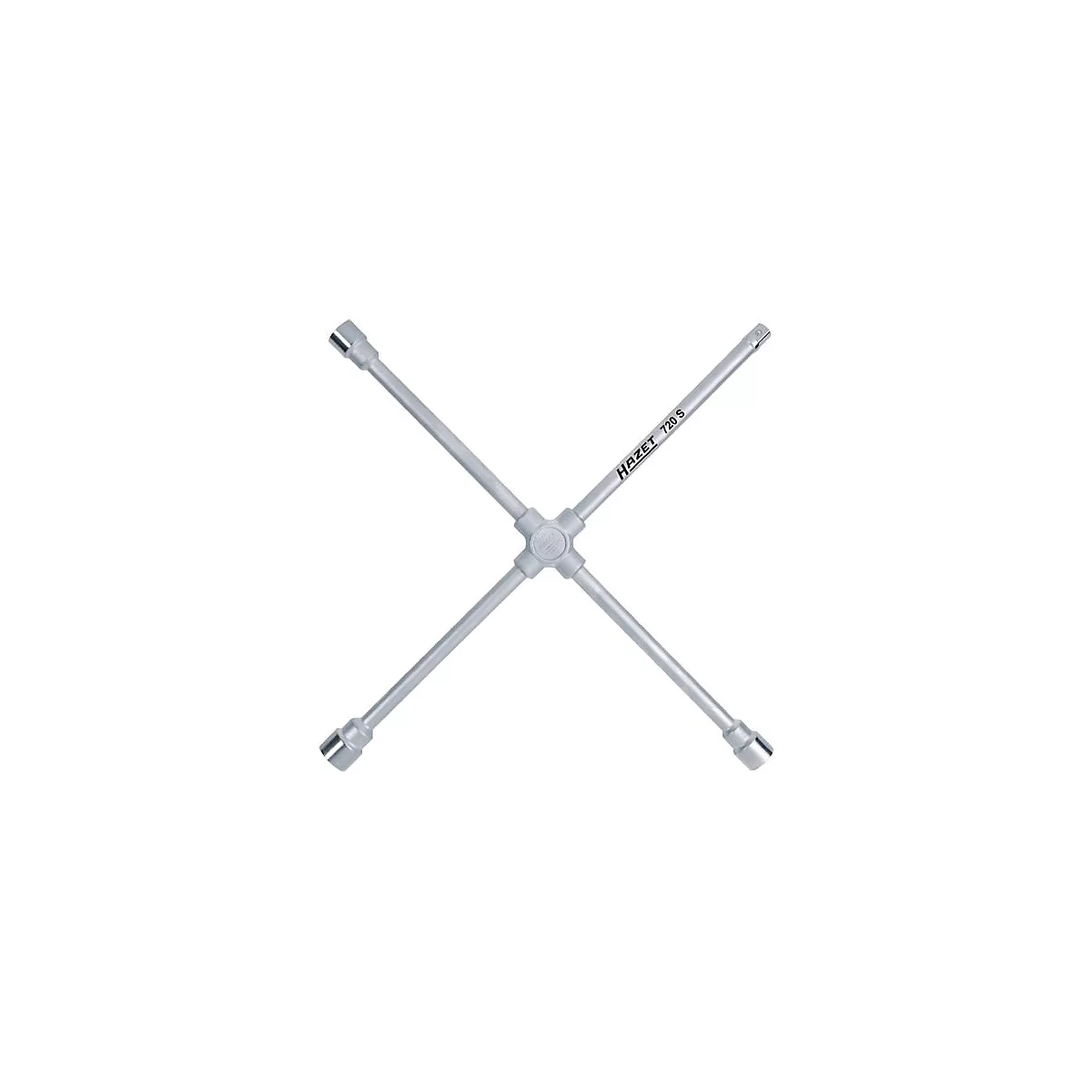 Metal lug wrench, HAZEt 720 S belettering.