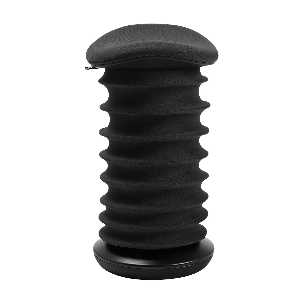 Kruk Topstar® Sitness 4D, voor actief & ergonomisch zitten, veermechanisme, zitting in hoogte verstelbaar, B 375 x D 360 x H 530-640 mm, stoffen bekleding zwart