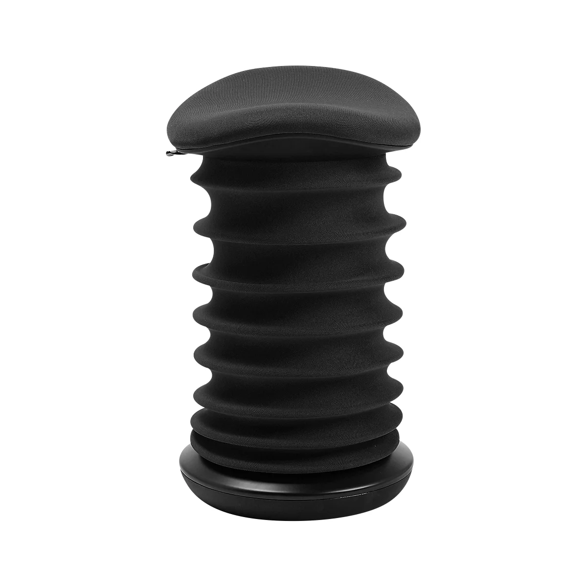 Kruk Topstar® Sitness 4D, voor actief & ergonomisch zitten, veermechanisme, zitting in hoogte verstelbaar, B 375 x D 360 x H 530-640 mm, stoffen bekleding zwart