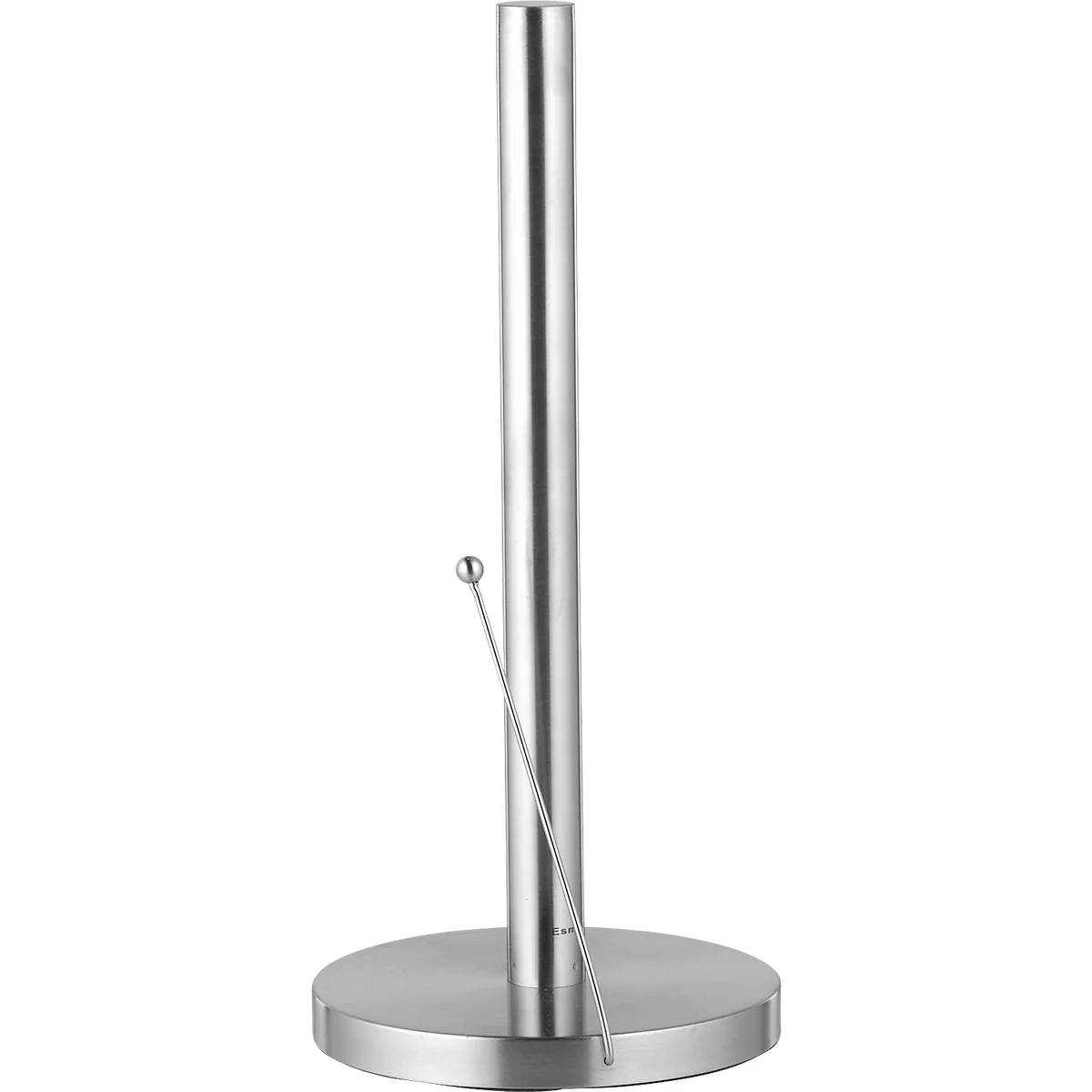 Küchenrollenhalter Caterado SAM, mit Abreißhilfe, Ø 150 x H 330 mm, Edelstahl, silber