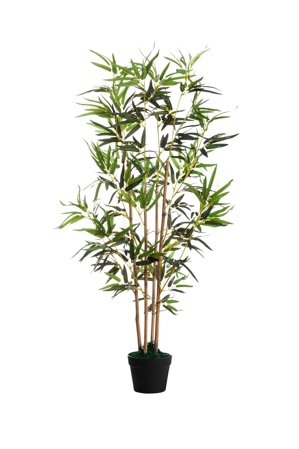 Kunstpflanze meet by Paperflow Bambus, grün, aus PE, inkl. Kunststofftopf, H 1200 mm