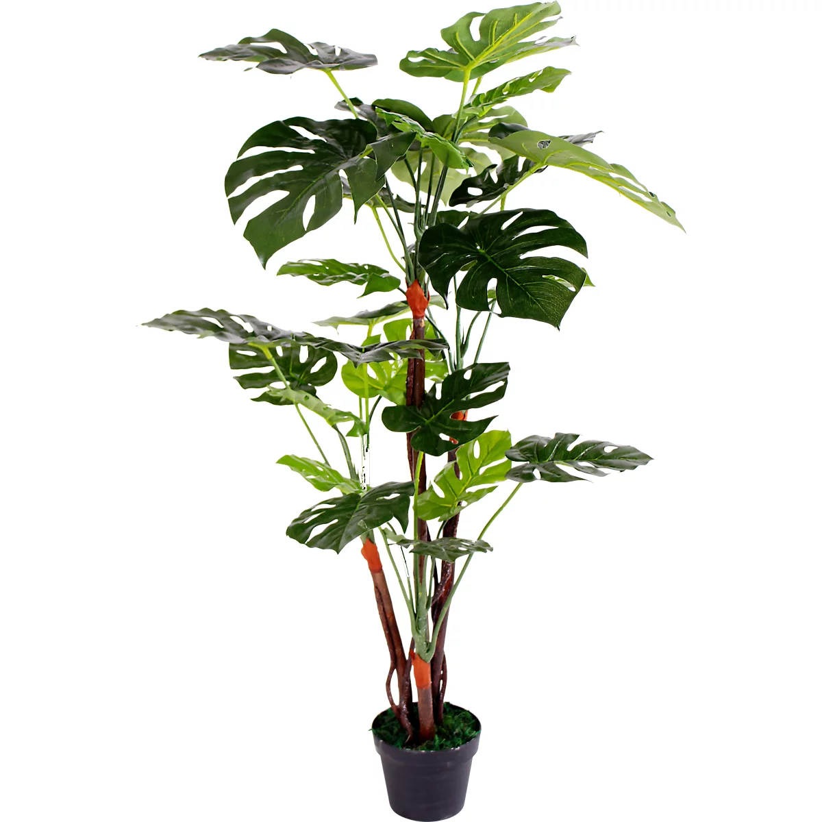 Kunstpflanze meet® by Paperflow Monstera, inkl. Kunststoff-Topf, H 1300 mm, PEVA