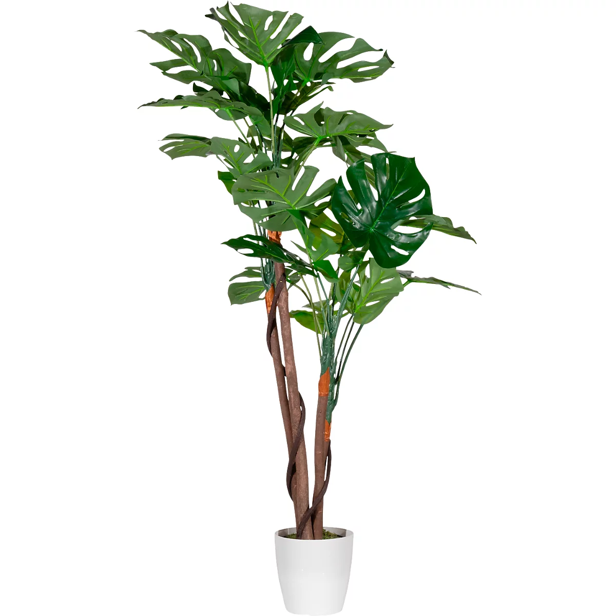 Kunstpflanze meet® by Paperflow Monstera, inkl. Kunststoff-Topf, H 1300 mm, PEVA