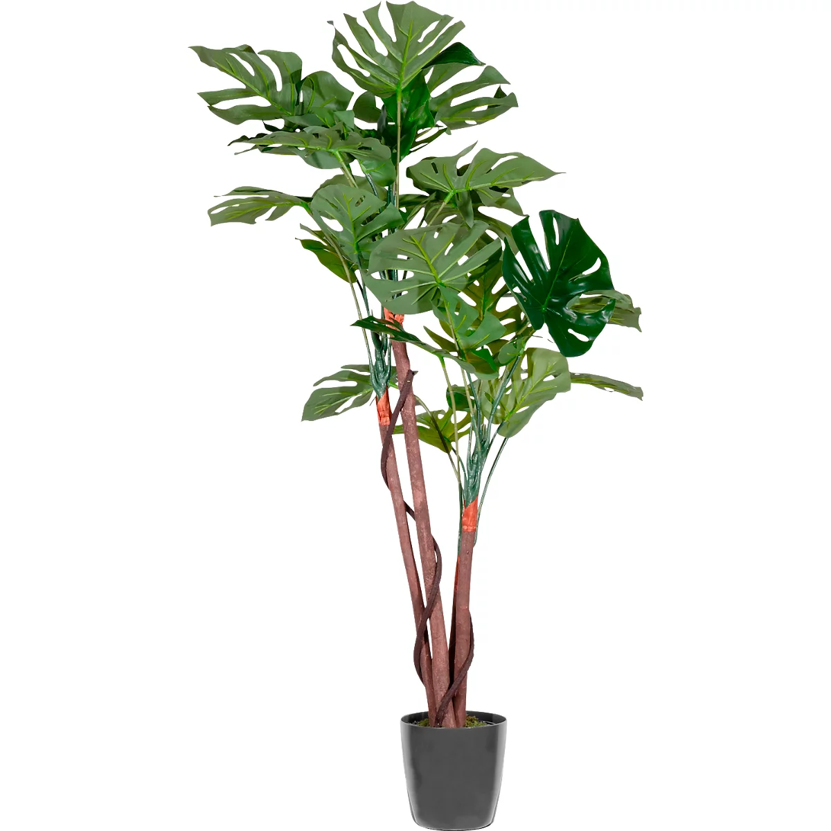Kunstpflanze meet® by Paperflow Monstera, inkl. Kunststoff-Topf, H 1300 mm, PEVA