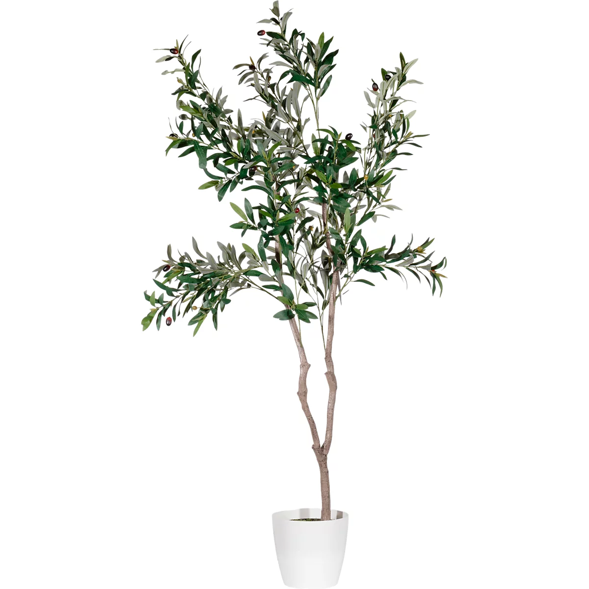 Kunstpflanze meet® by Paperflow Olivenbaum, inkl. Kunststoff-Topf, H 1550 mm, Polyester/PE