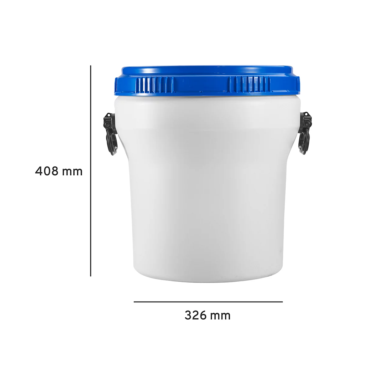 Kunststofffass CurTec, mit Schraubdeckel, HDPE, nestbar, wasserdicht, 30 l