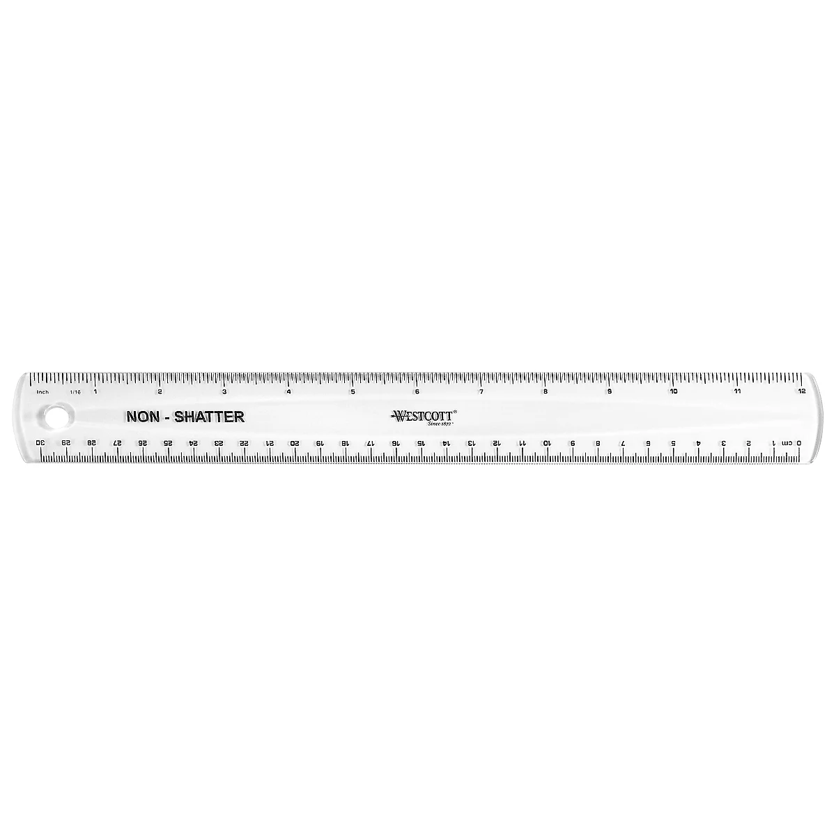 Kunststofflineal 30 cm, unzerbrechlich
