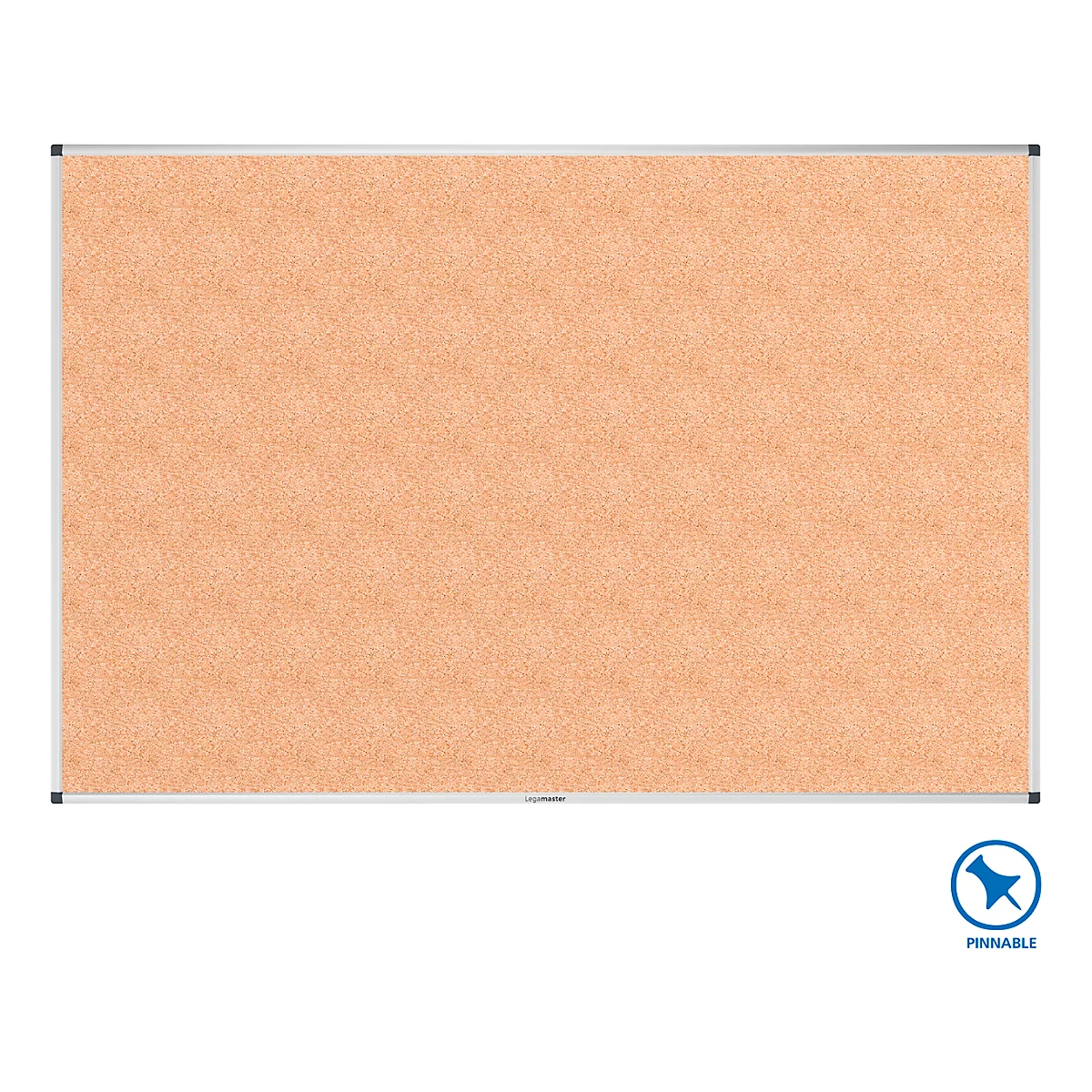 Kurkbord Legamaster UNITE, horizontale of verticale montage, B 1500 x D 12,6 x H 1000 mm, natuurkurk, bruin