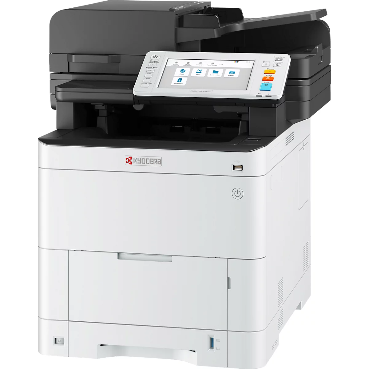 Kyocera ECOSYS MA4000cix multifunctioneel kleurenlasersysteem, 1200 x 1200 dpi, 40 ppm, dubbelzijdig afdrukken en scannen, met fax