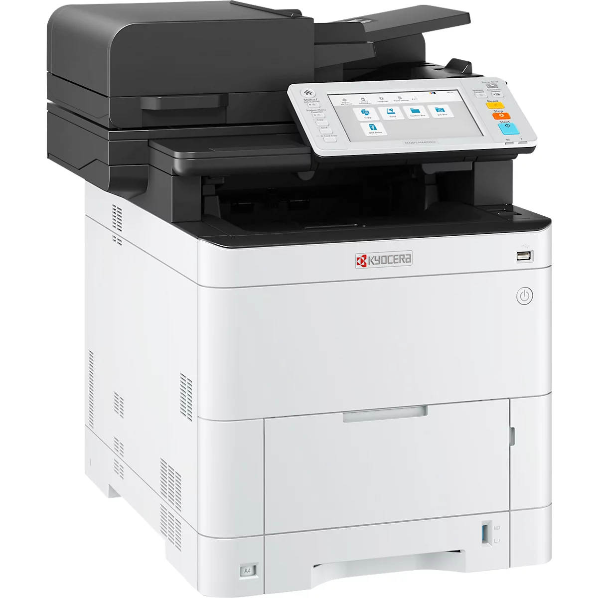 Kyocera Farblaser-Multifunktionssystem ECOSYS MA4000cix, 1200 x 1200 dpi, 40 Seiten/min, Duplexdruck- und Scan, mit Fax