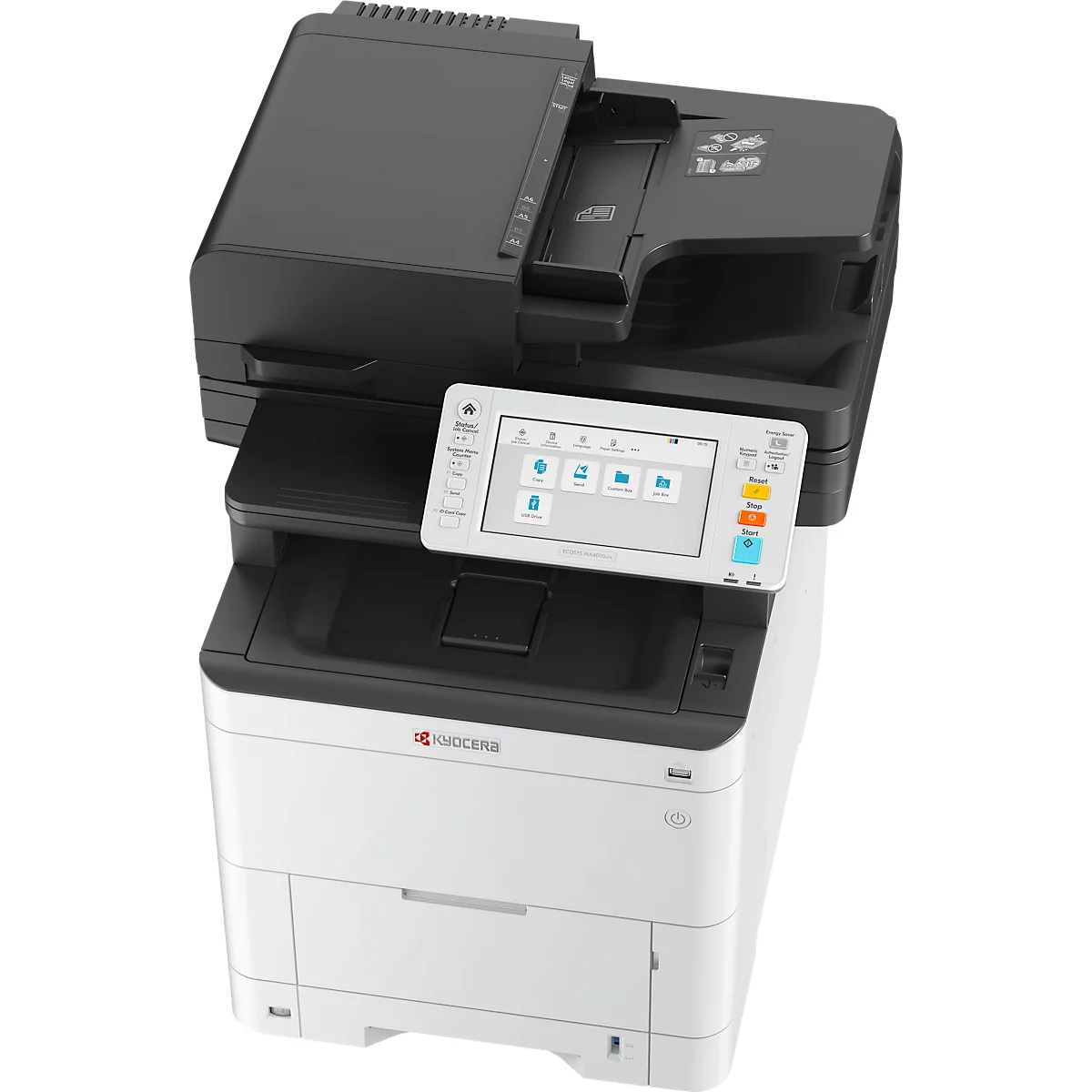 Kyocera Farblaser-Multifunktionssystem ECOSYS MA4000cix, 1200 x 1200 dpi, 40 Seiten/min, Duplexdruck- und Scan, mit Fax