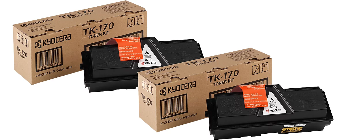 KYOCERA TK-170 Toner schwarz, 2 Stück, original