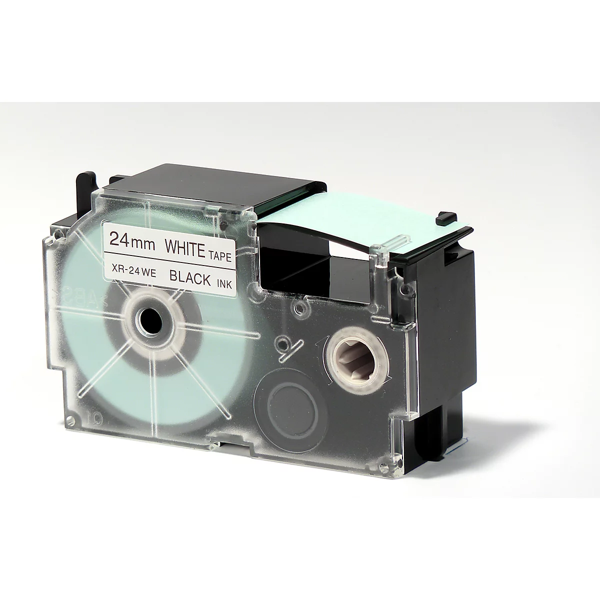 Labeltapes, Casio, XR-24WE1, 24 mm, wit