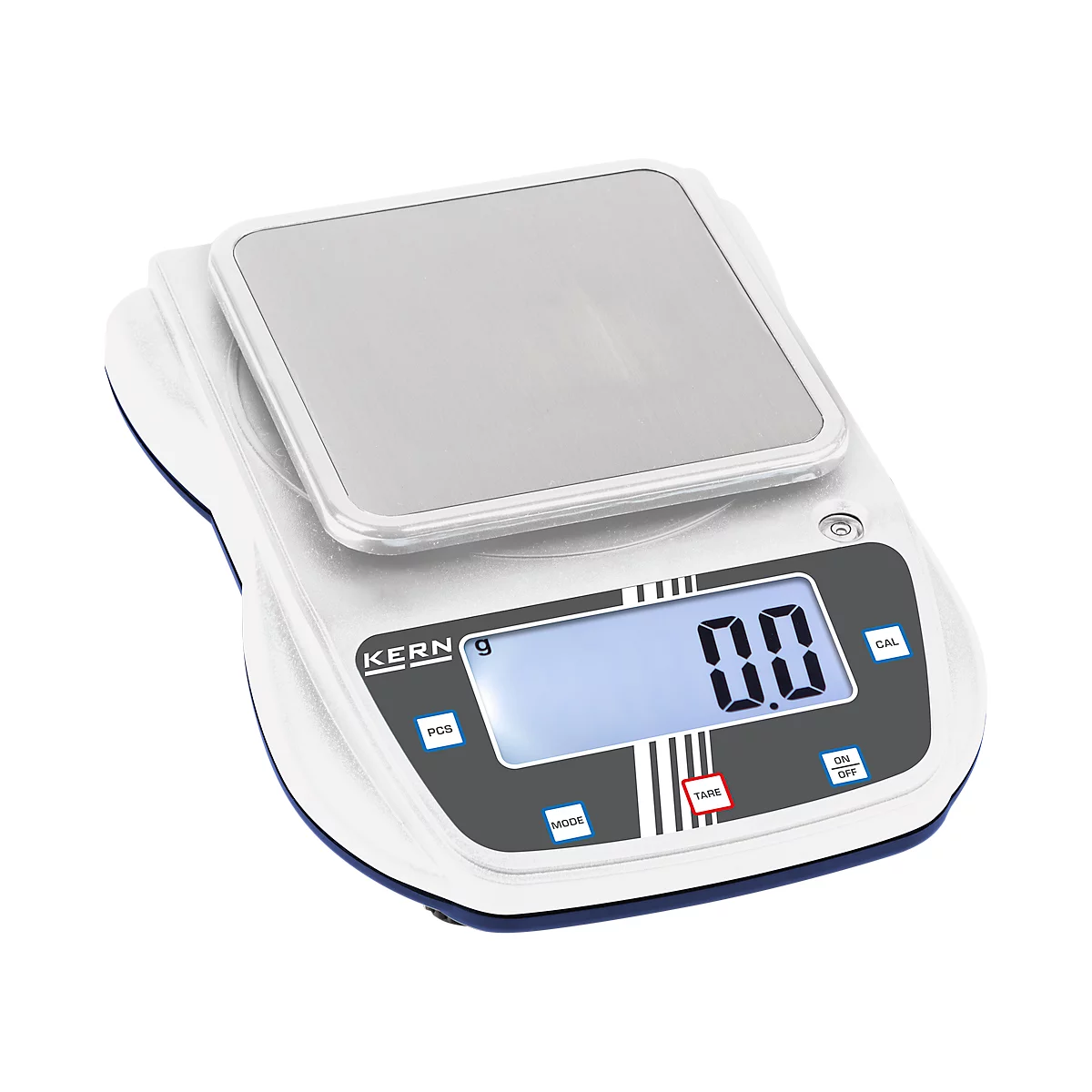 Laboratoriumbalans EHA, voor het weegbereik 500 g, minimumgewicht 60 g, niveau-indicator, bel. display