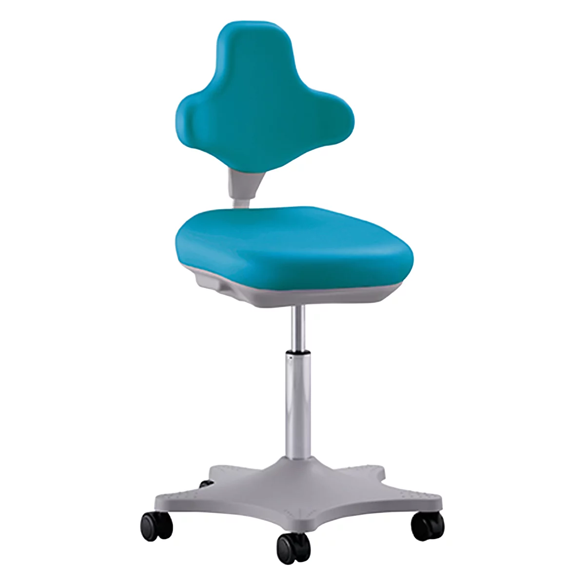 Labostoel Labster 9103, kunstleer, skai mint