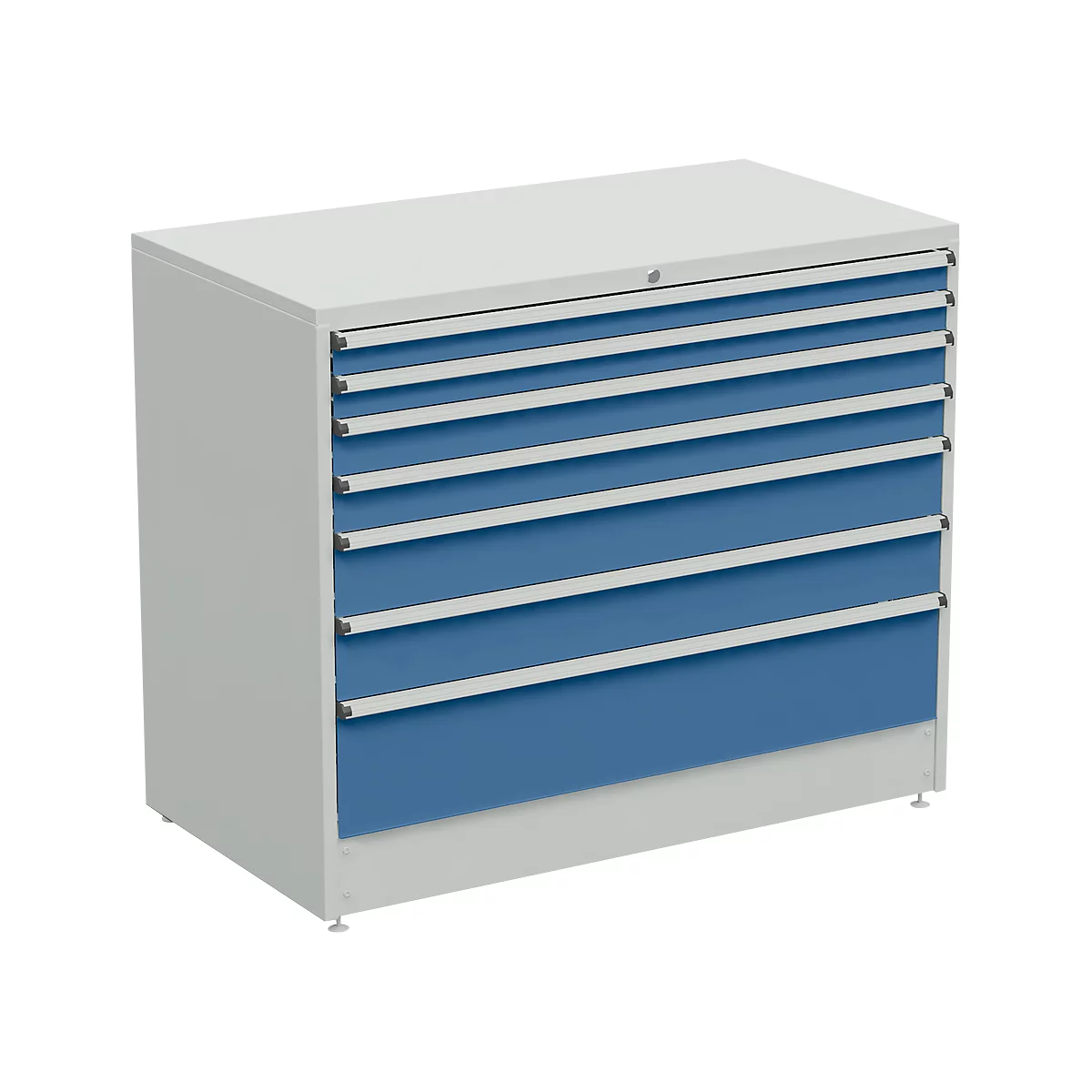 Ladekast, 7 schuifladen, B 1330 x D 715 x H 1100 mm