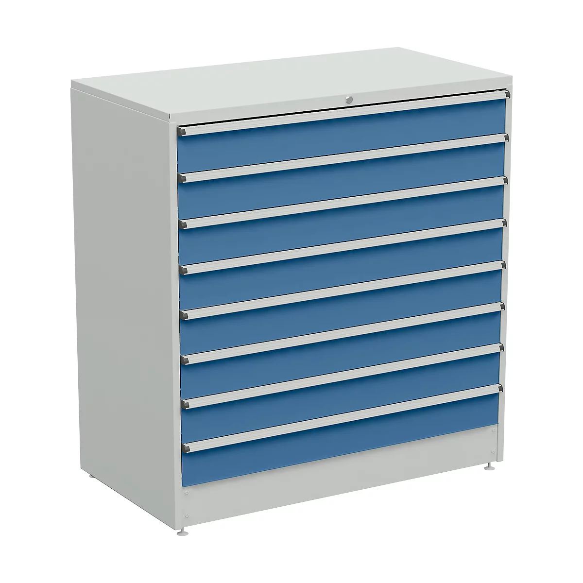 Ladekast, 8 schuifladen, B 1330 x D 715 x H 1400 mm