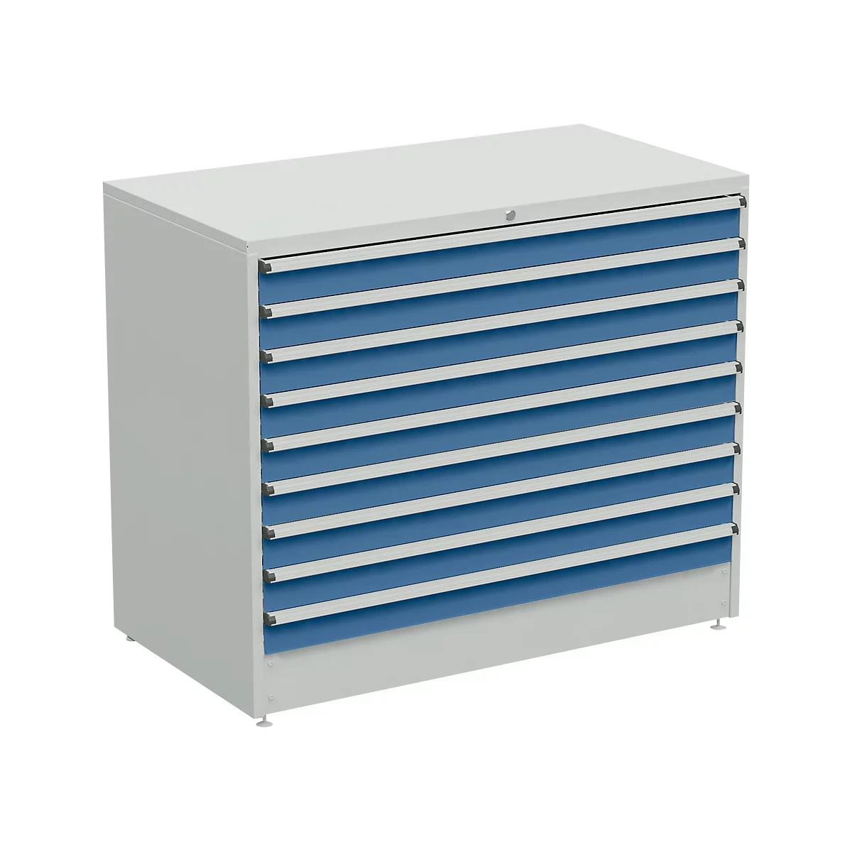 Ladekast, 9 schuifladen, B 1330 x D 715 x H 1100 mm