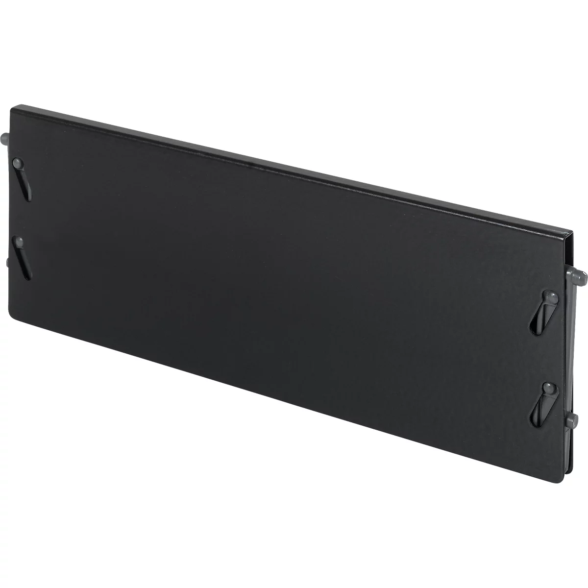 Ladeverdeler voor verrijdbaar onderstel 1333, L 210 mm, A5, lengteverdeler, alleen te gebruiken in combinatie met 330 mm lang verdeelschot, metaal, zwart