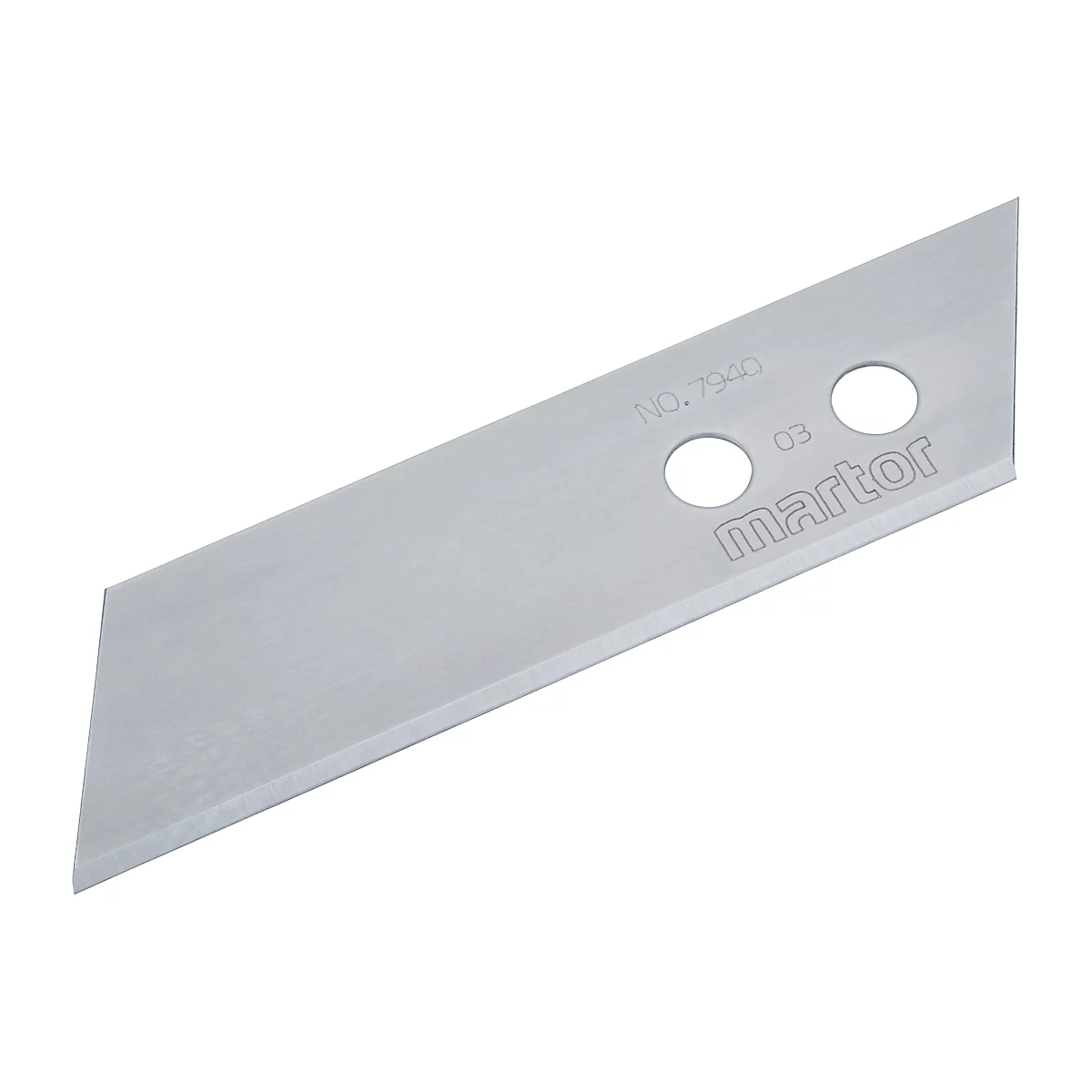 Lame 7940 MARTOR, en styropore, L 71,2 x l. 17,7 mm, 10 pièces