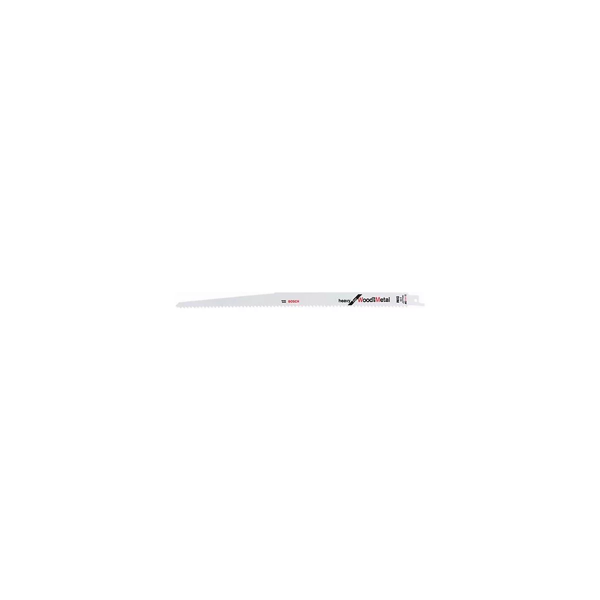Lame de scie sabre S 1411 DF L.300mm L.19mm TPI 6 4,3mm 5 pces/carte