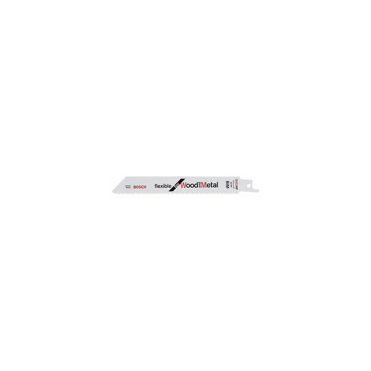 Lame de scie sabre S 922 HF L.150mm L.19mm TPI 10 2,5mm 100 pcs/carte