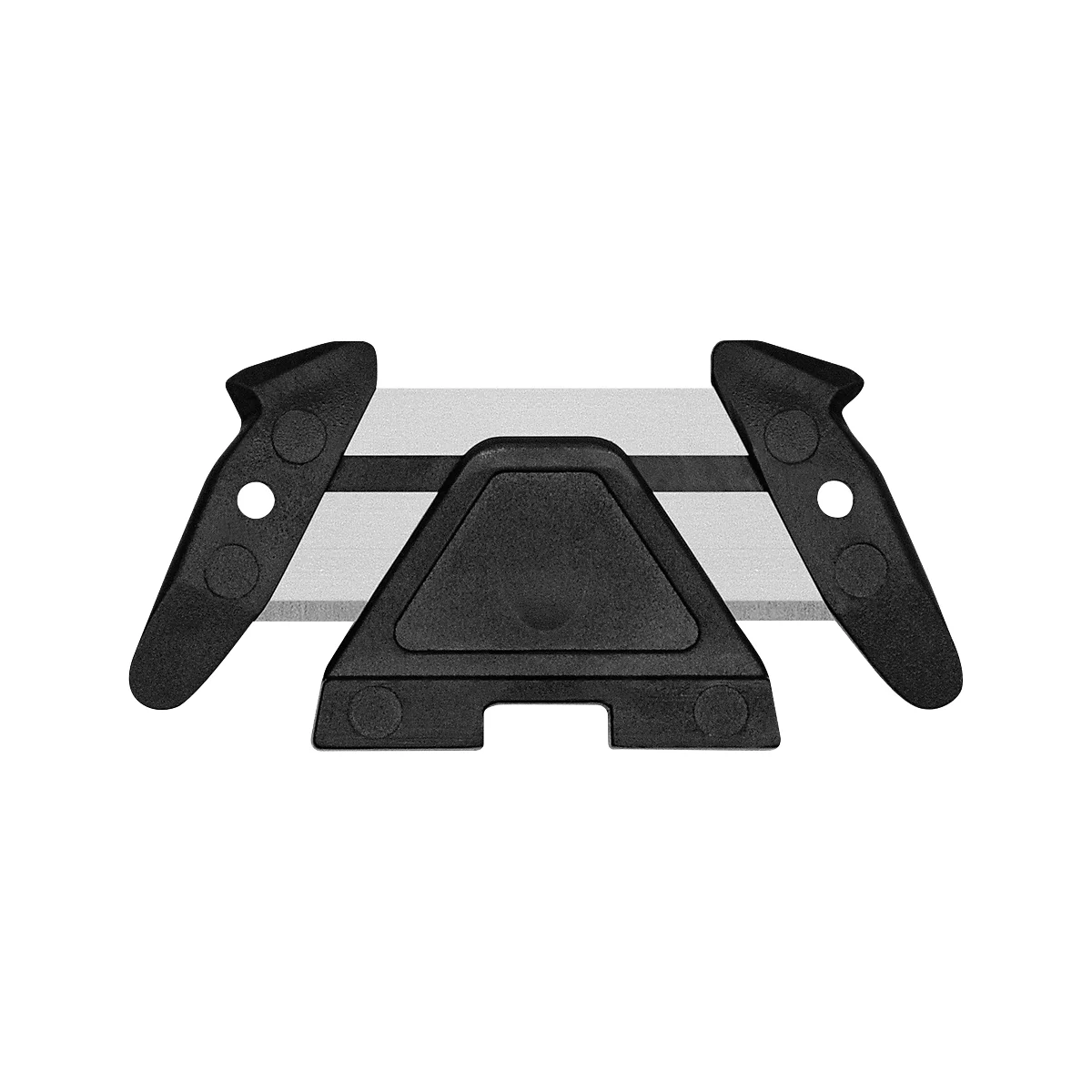 Lames de rechange pour couteau de sécurité WEDO®, L 13 x H 46 mm, argent-noir, 5 pces