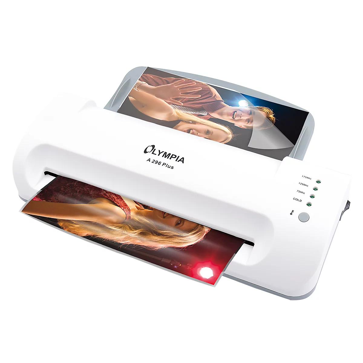 Lamineerapparaat Olympia A296 Plus, voor formaten tot A4, inclusief 6 lamineerfolies