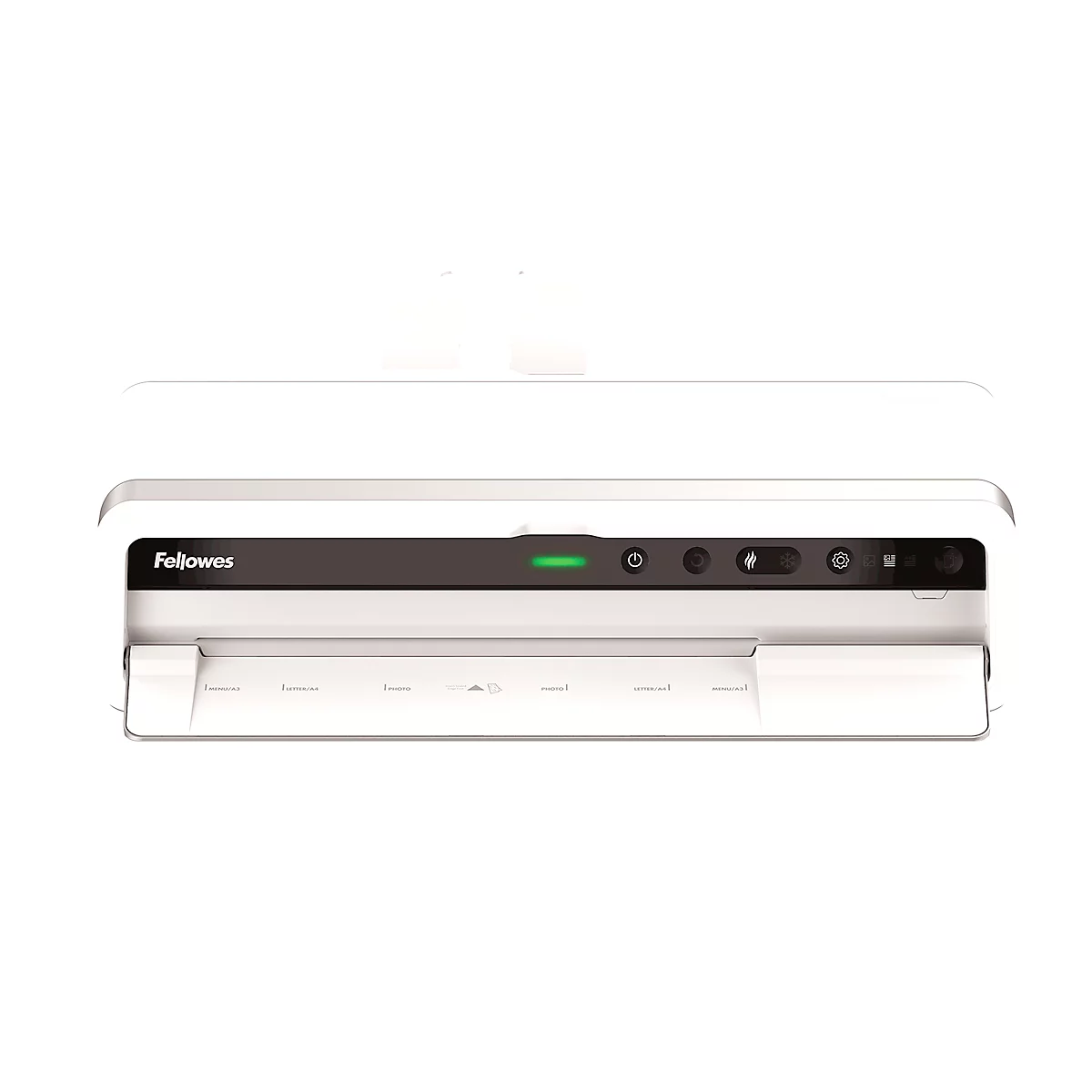 Laminiergerät Fellowes® Venus A3, bis A3, für Folienstärke bis 250 μ, 2180 mm/min, Auto-Rücklauf, Aufwärmzeit 30 sek-1 min, mit 10 Folien, silber-weiß
