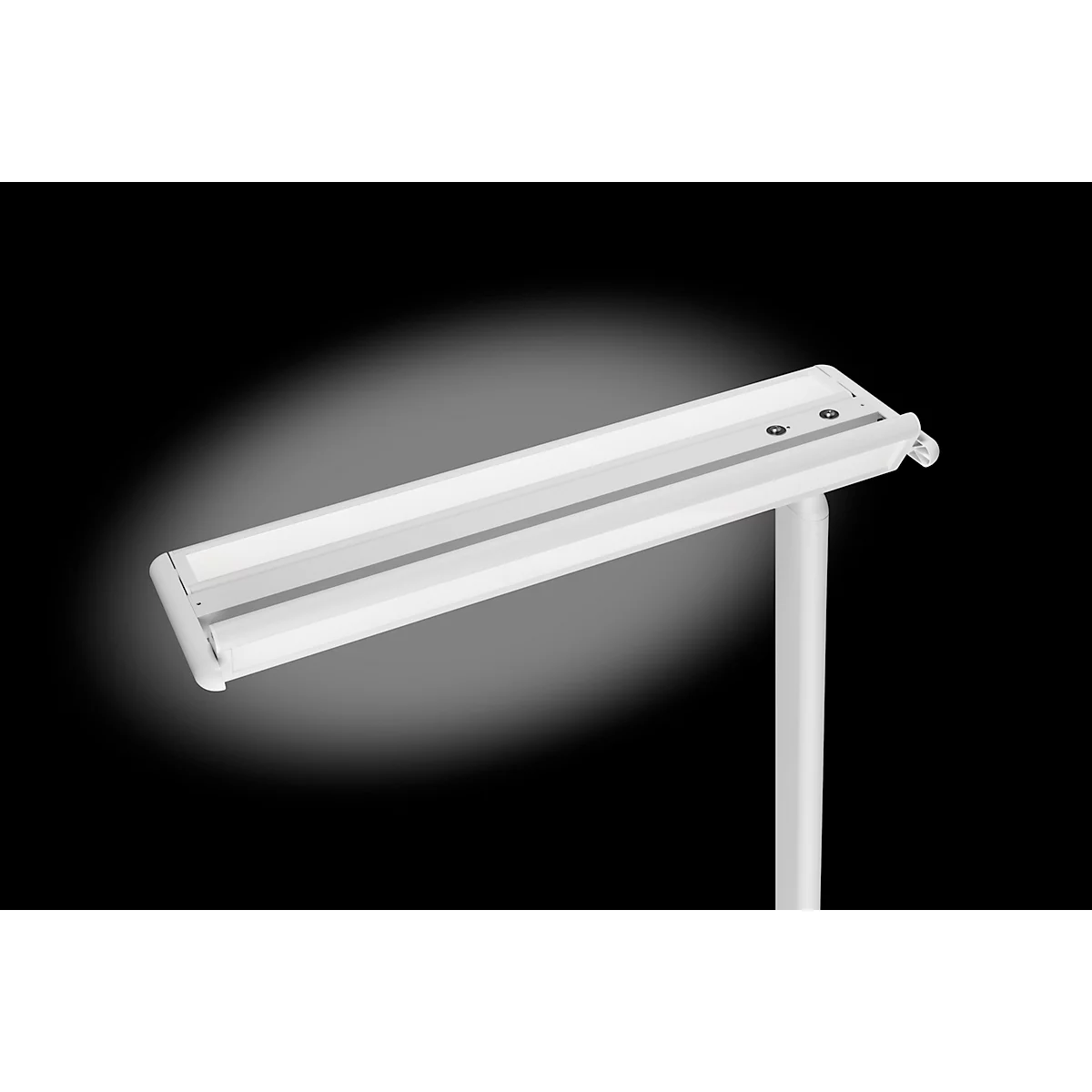 Lampadaire LED Hansa Larimar, réglable &amp; orientable, classe d'efficacité énergétique E, 81 lumens, 4000 K, H 1997 mm, blanc