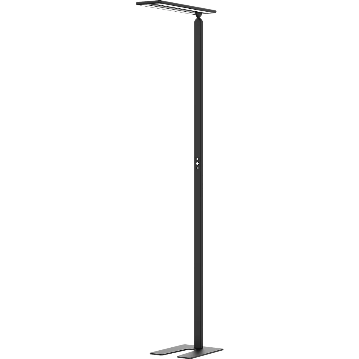 Lampadaire LED Hansa Larimar, réglable &amp; orientable, classe d'efficacité énergétique E, 81 lumens, 4000 K, H 1997 mm, noir
