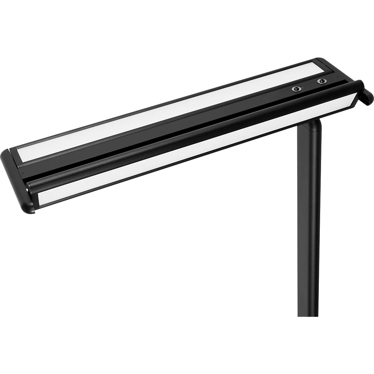 Lampadaire LED Hansa Larimar, réglable &amp; orientable, classe d'efficacité énergétique E, 81 lumens, 4000 K, H 1997 mm, noir