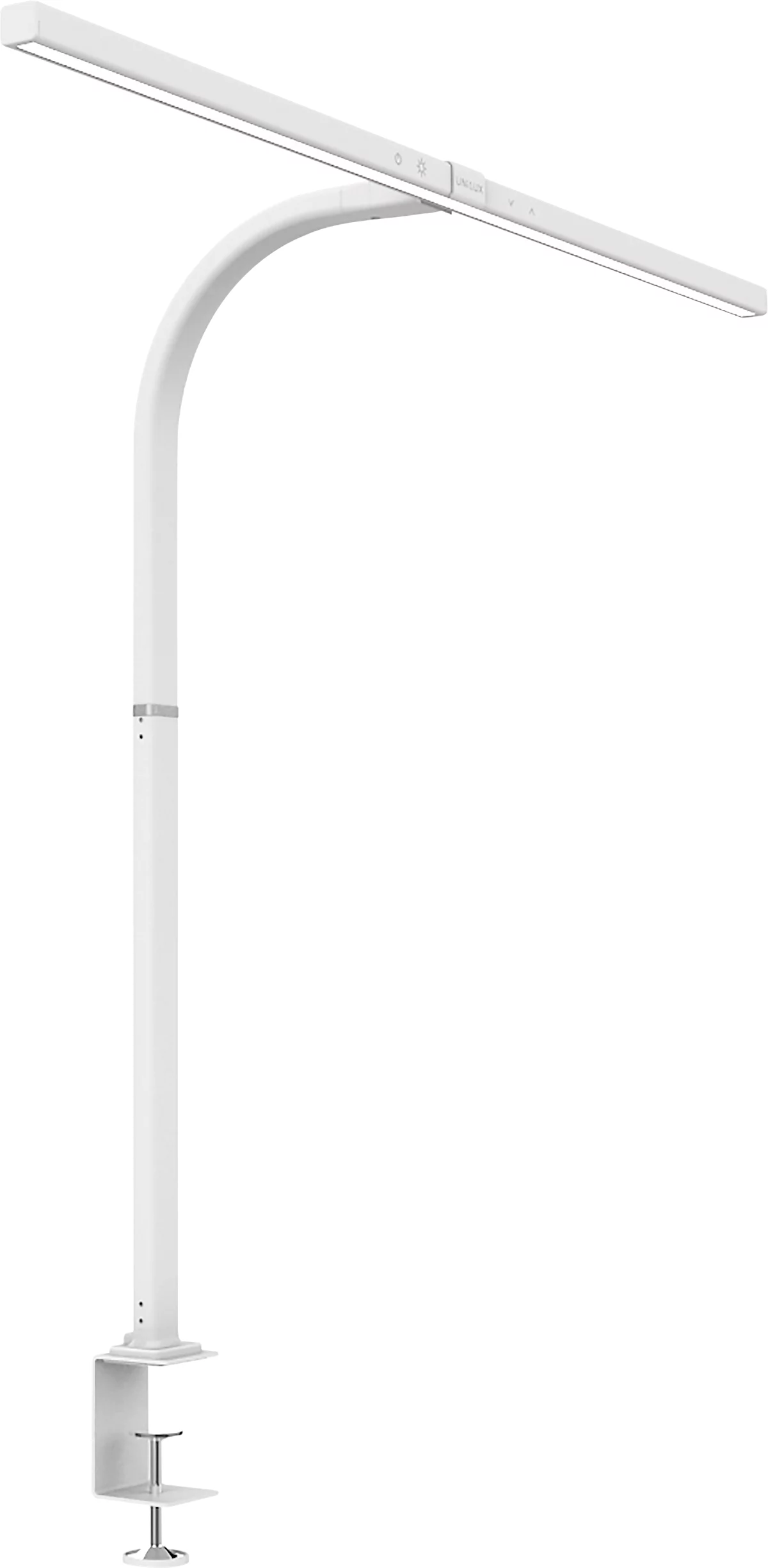 Lámpara de mesa LED UNILUX Strata, 12,7 W, 800 lm, 3000-6000 K, 3 intensidades luminosas, regulable y orientable, blanca