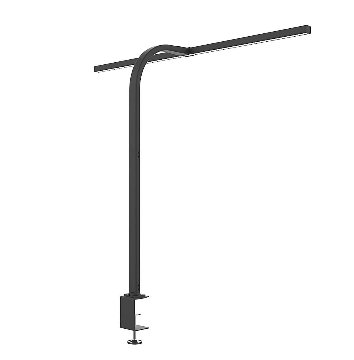 Lámpara de mesa LED UNILUX Strata, 12,7 W, 800 lm, 3000-6000 K, 3 intensidades luminosas, regulable y orientable, negra